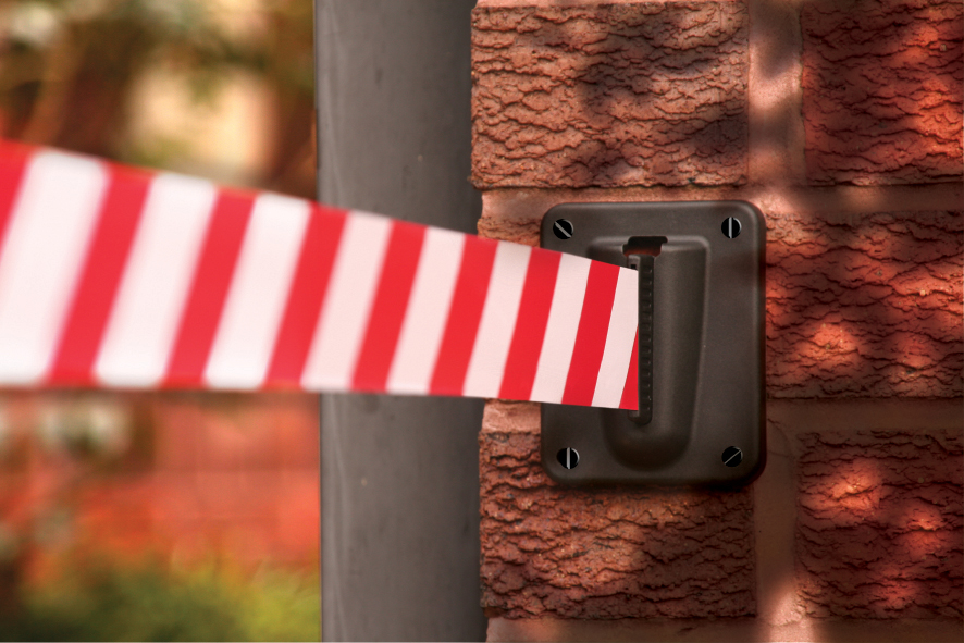 Skipper Black Safety Barrier, 80 mm