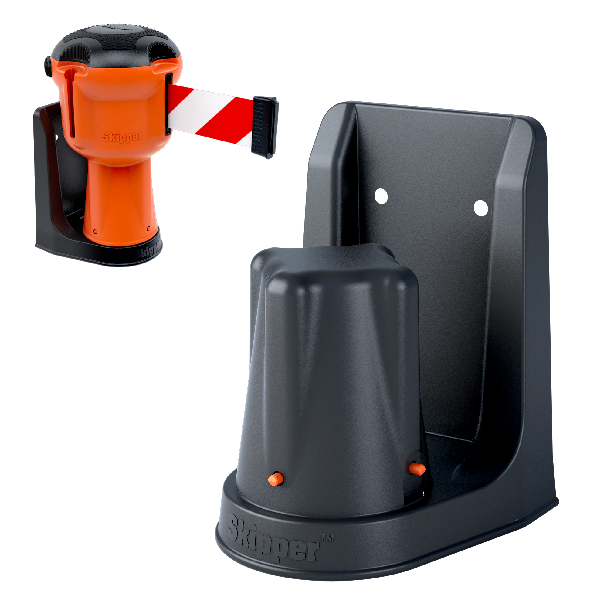 wsupport01 Skipper Black Safety Barrier, 124 mm