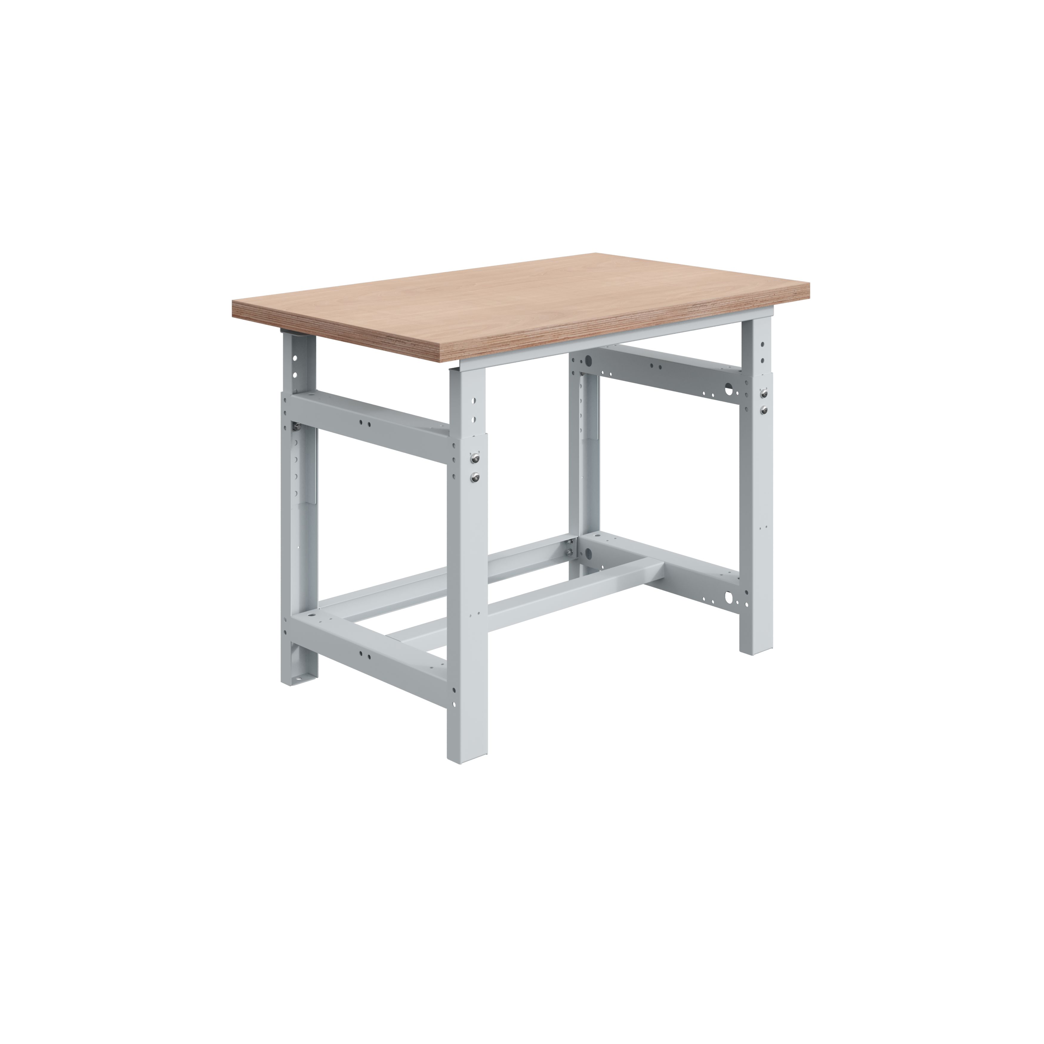 SOFAME W010010030GC Portable Steel, Plywood Workbench, 300kg Max Load, 40 mm