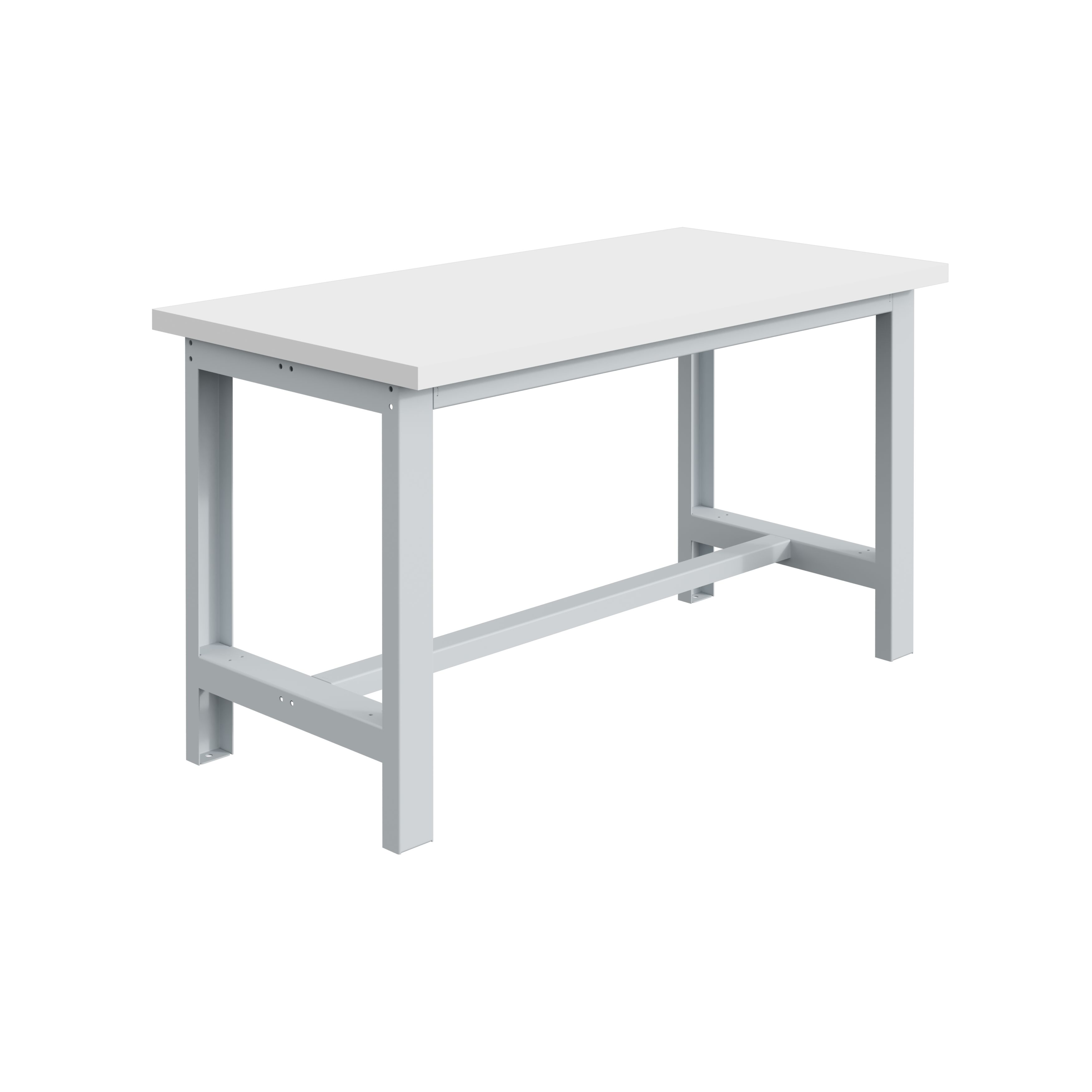 SOFAME W010010160GC Portable Steel, Plywood Workbench, 300kg Max Load Adjustable Height, 40 mm