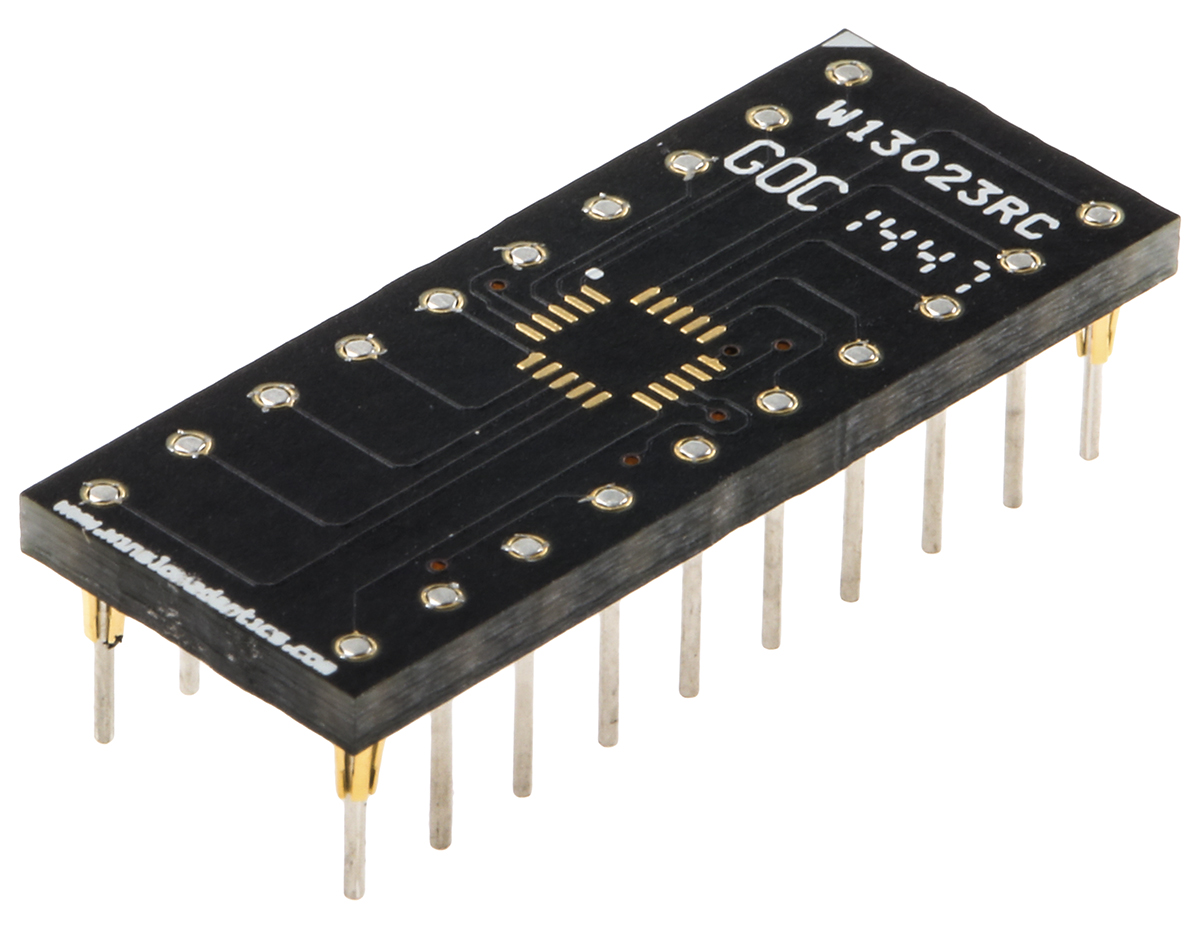 Winslow Straight Through Hole Mount 2.54 mm Pitch IC Socket Adapter, QFN to DIP