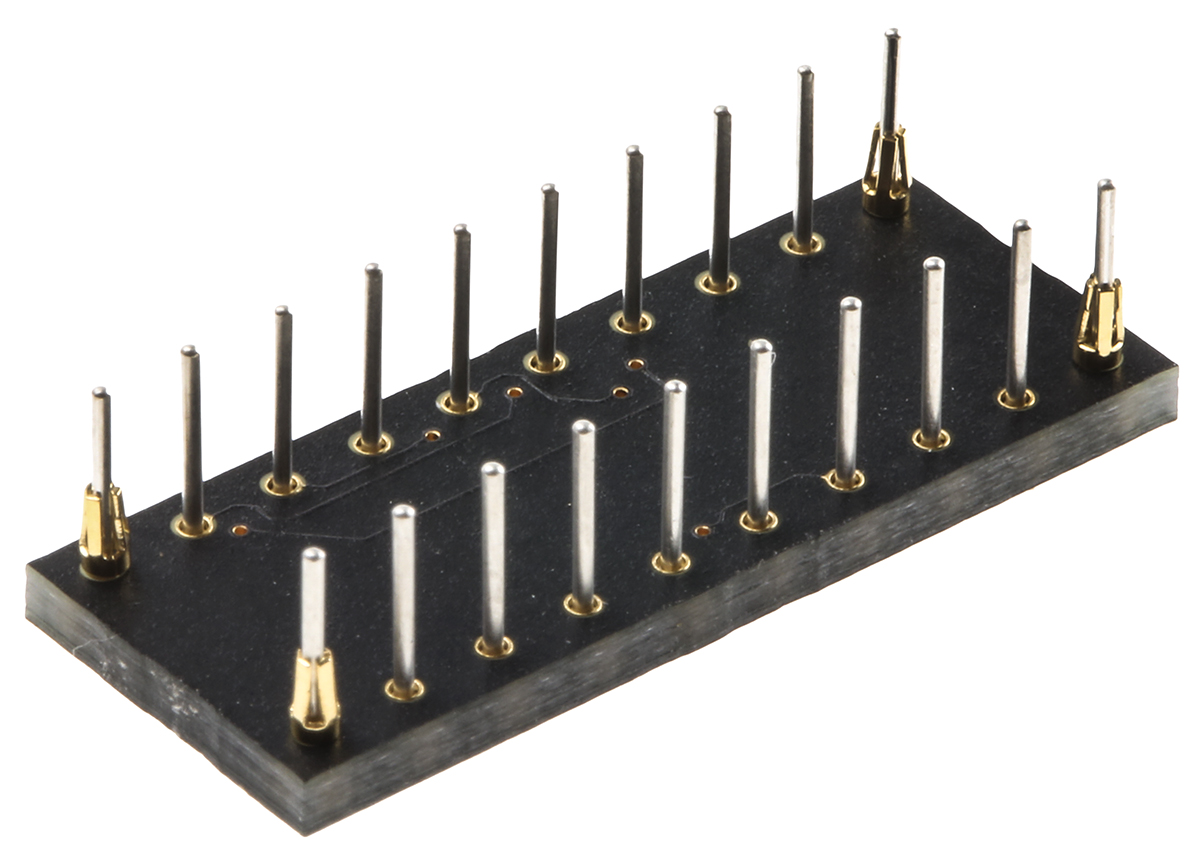 w13023rc Winslow Straight Through Hole Mount 2.54 mm Pitch IC Socket Adapter, QFN to DIP