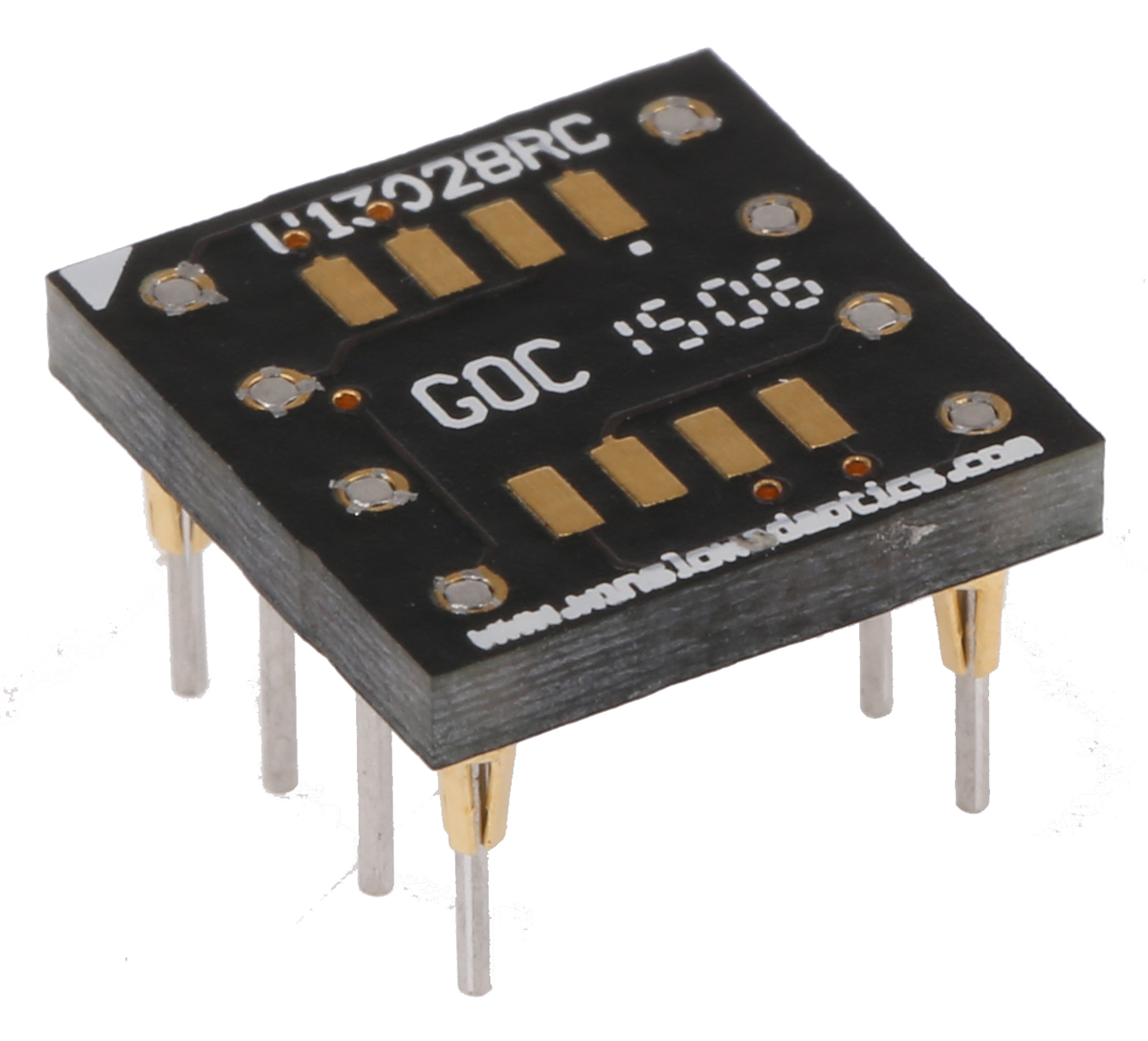 Winslow Straight Through Hole Mount 2.54 mm Pitch IC Socket Adapter, QFN to DIP