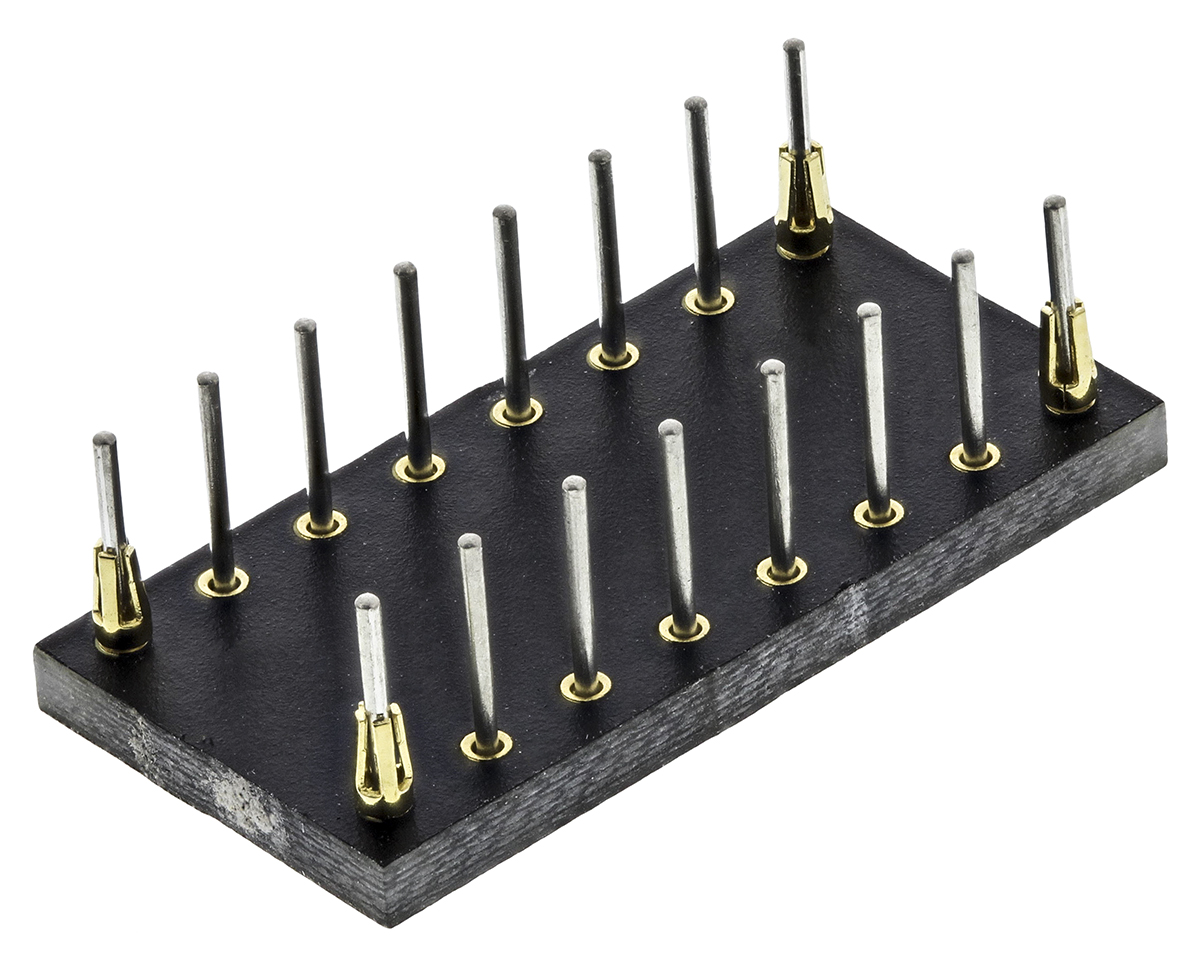 w13089rc Winslow Straight Through Hole Mount 2.54 mm Pitch IC Socket Adapter, QFN to DIP