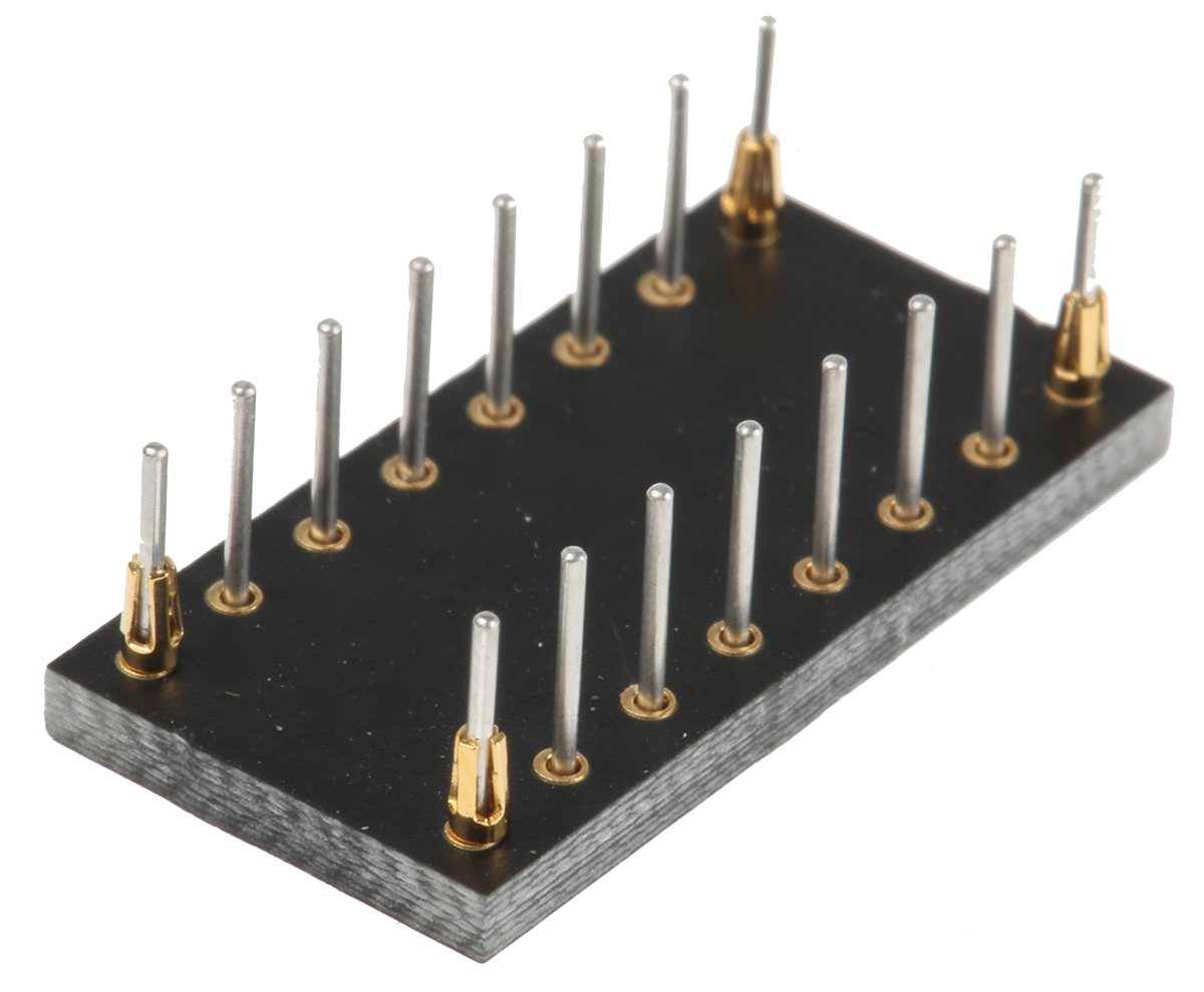w13102rc Winslow Straight Through Hole Mount 2.54 mm Pitch IC Socket Adapter, QFN to DIP
