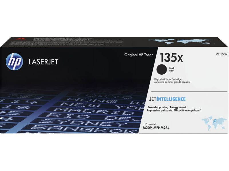 Hewlett Packard W1350X Black Toner Cartridge, HP LaserJet M207-M212, M232-M237, M209, M234 Compatible