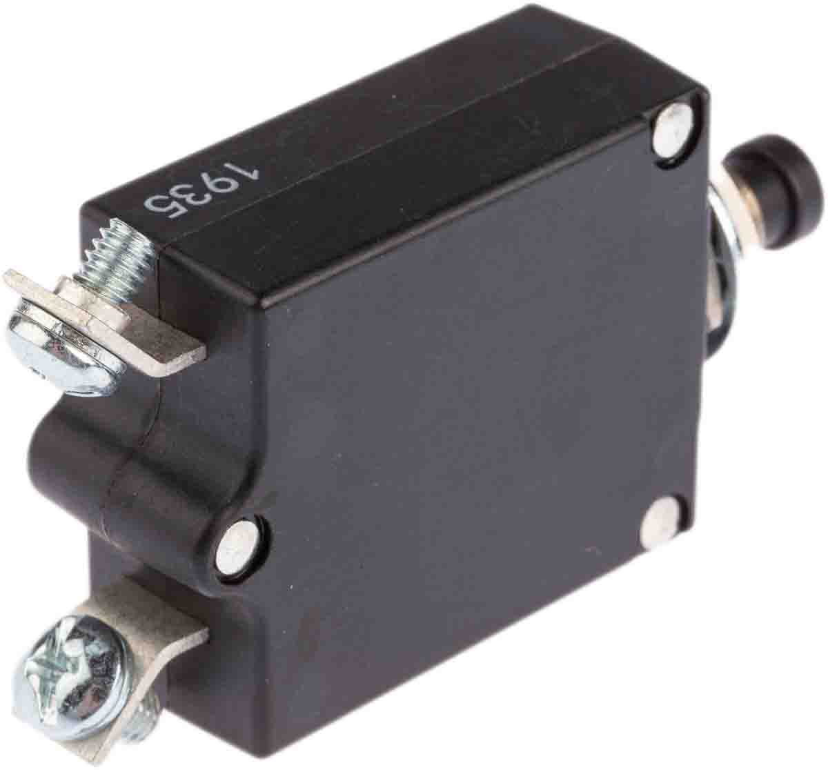 w23-x1a1g-5 TE Connectivity 0.5 to 50 A W23 Thermal Circuit Breaker - 1-Pole, Direct, 5A Current Rating, 1000 A, 240V ac, 50 V dc