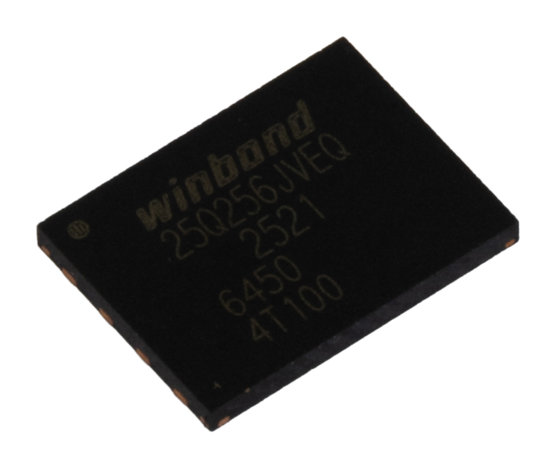 Winbond NOR 256 MB Quad-SPI Flash Memory 8-Pin WSON, W25Q256JVEIQ