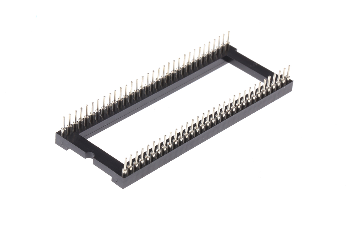 w305647trc Winslow 1.77 mm Pitch Vertical 64 Way, Through Hole Turned Pin Open Frame DIL Socket, 5A