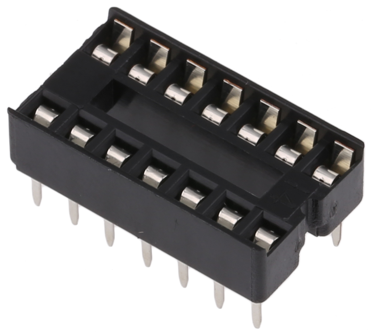 Winslow, W3100 2.54 mm Pitch Vertical 14 Way, Through Hole Stamped Pin Open Frame DIL Socket, 10A