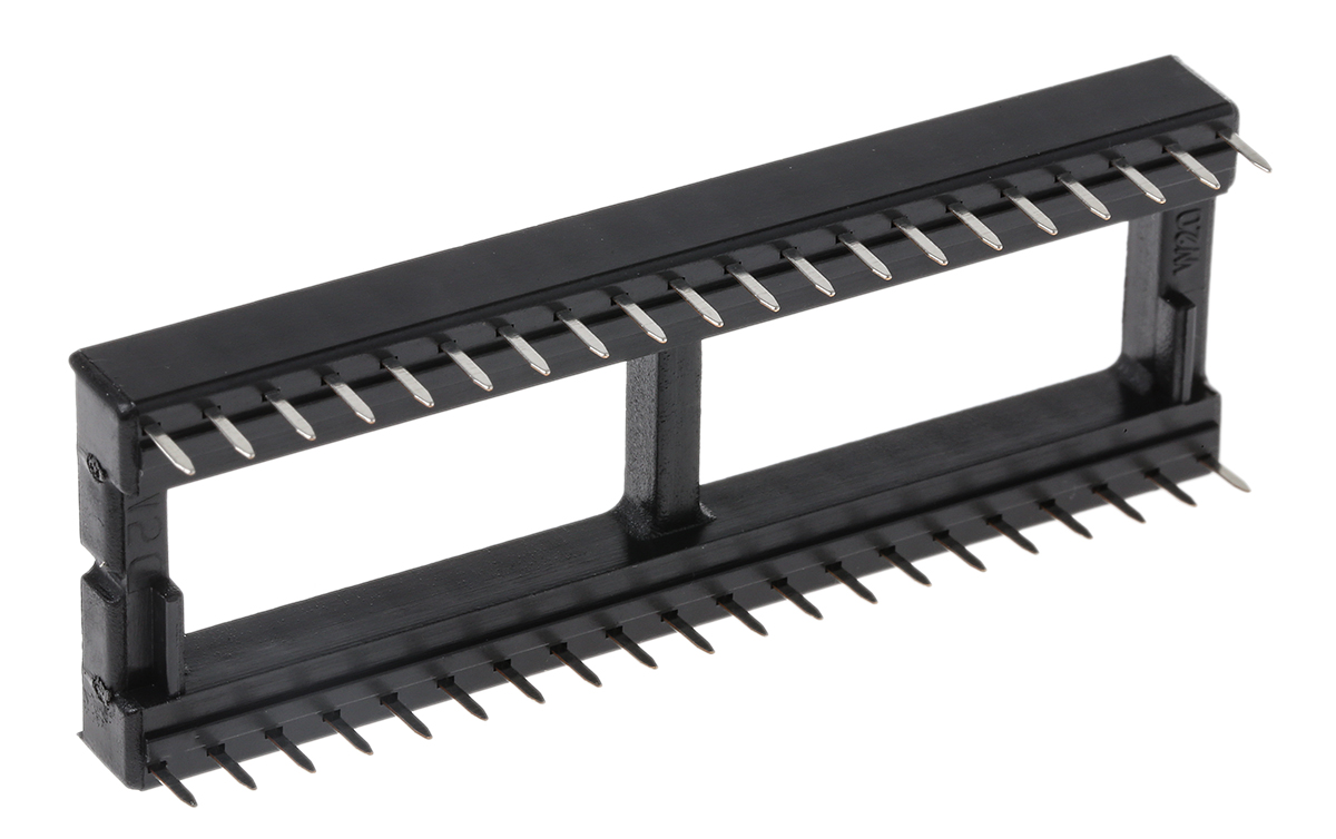 w3140trc Winslow, W3100 2.54 mm Pitch Vertical 40 Way, Through Hole Stamped Pin Open Frame DIL Socket, 10A