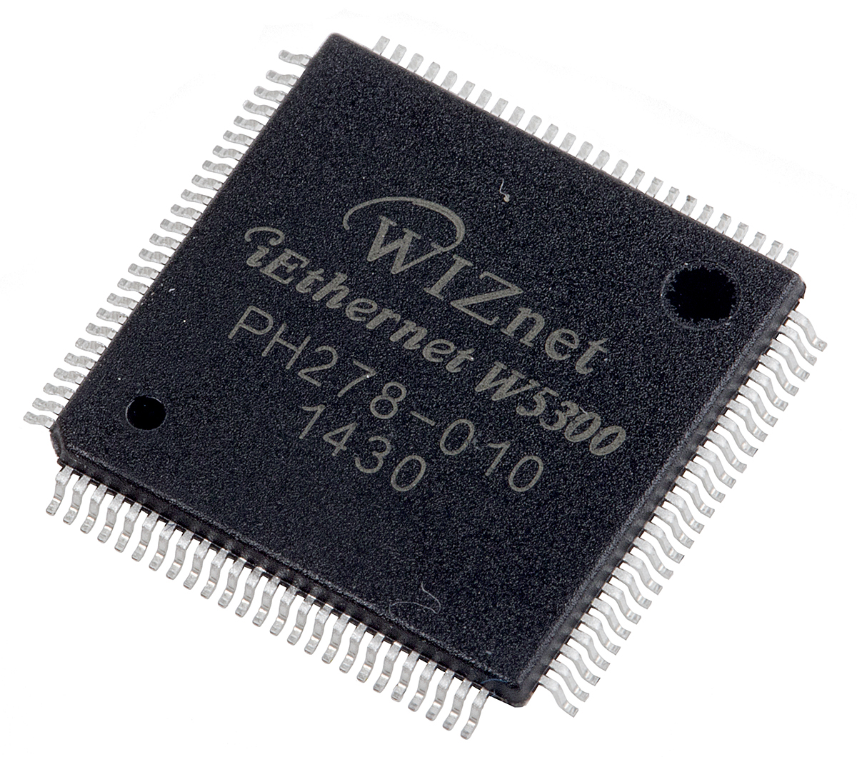WIZnet Inc W5300, Ethernet Controller, 3.3 V 100 Mbps MII, Ethernet, Parallel, 100-Pin 3.3V LQFP