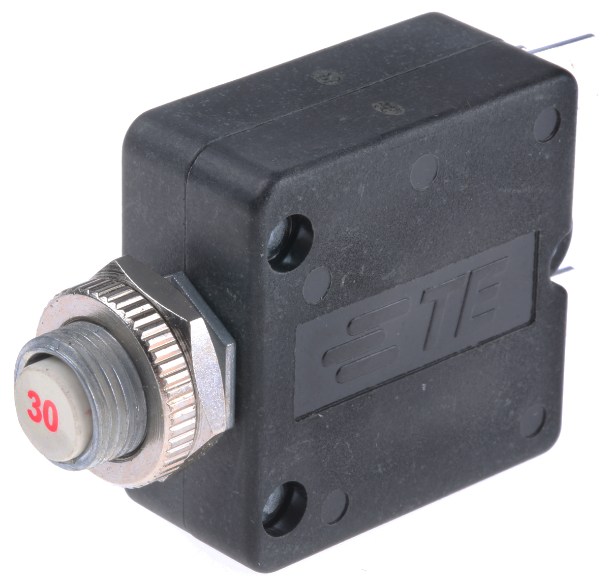 TE Connectivity W58 Thermal Circuit Breaker - 1-Pole, Direct, 30A Current Rating, 1000 A, 250V ac, 50 V dc