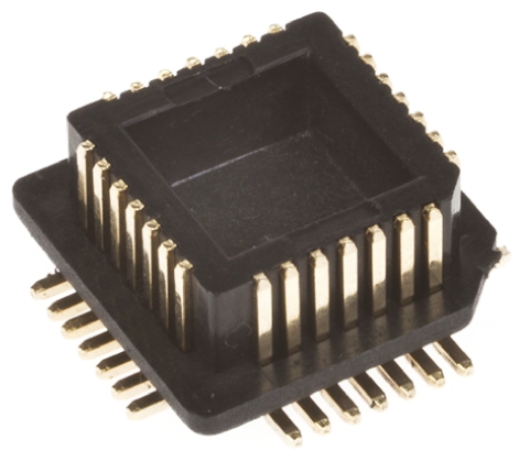 Winslow Right Angle Surface Mount Mount 1.27 mm Pitch IC Socket Adapter, PLCC to PLCC