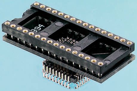 Winslow Straight Through Hole Mount 15.24 mm Pitch IC Socket Adapter, DIP to PLCC