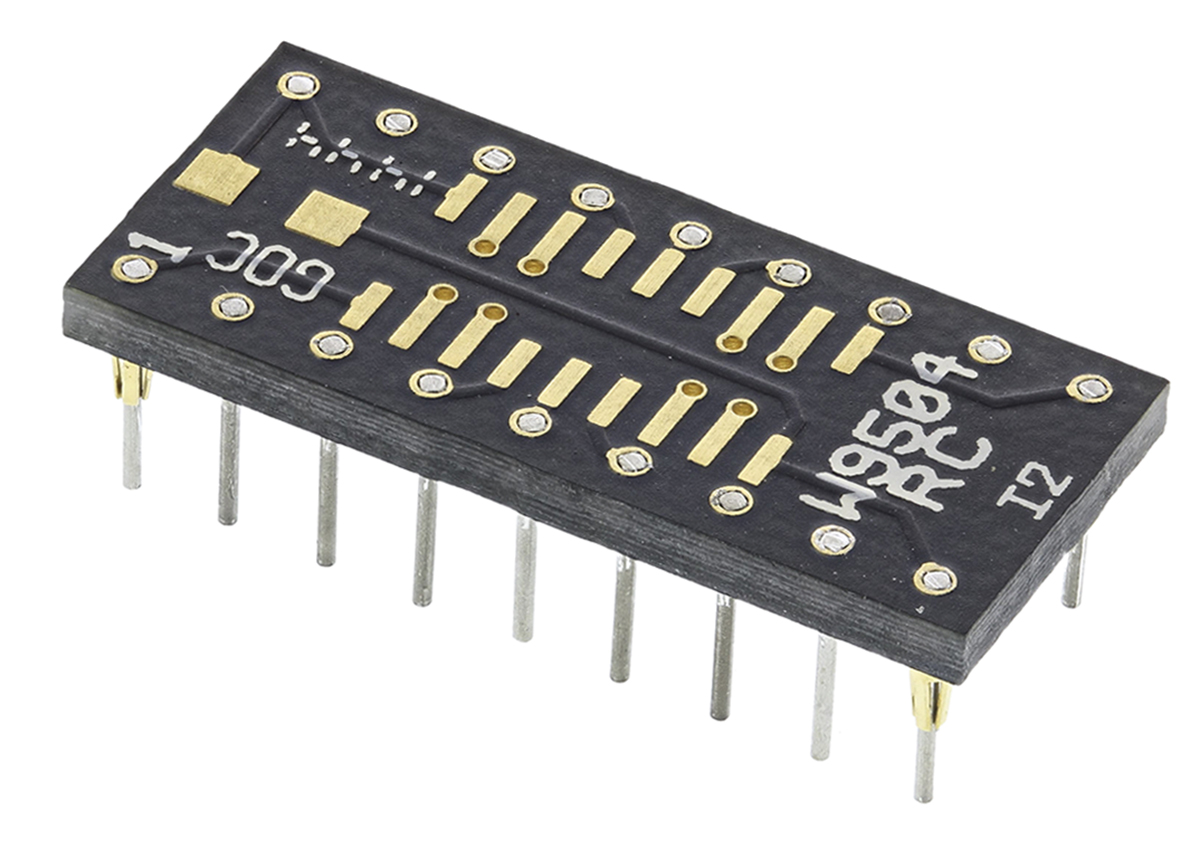 Winslow Straight Through Hole Mount 2.54 mm Pitch IC Socket Adapter, SOP to DIP