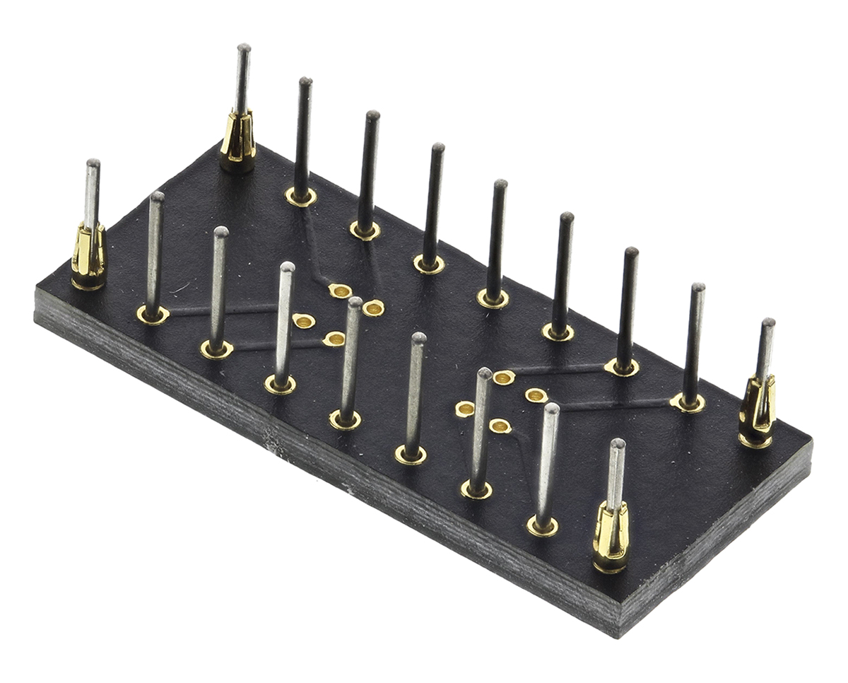 w9504rc Winslow Straight Through Hole Mount 2.54 mm Pitch IC Socket Adapter, SOP to DIP