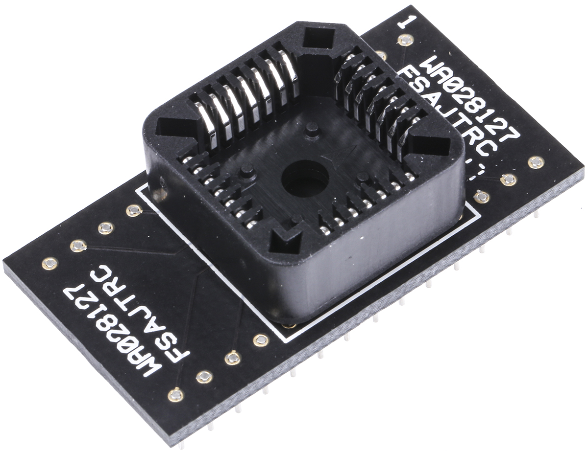 Winslow Straight Through Hole Mount 2.54 mm Pitch IC Socket Adapter, PLCC to DIP