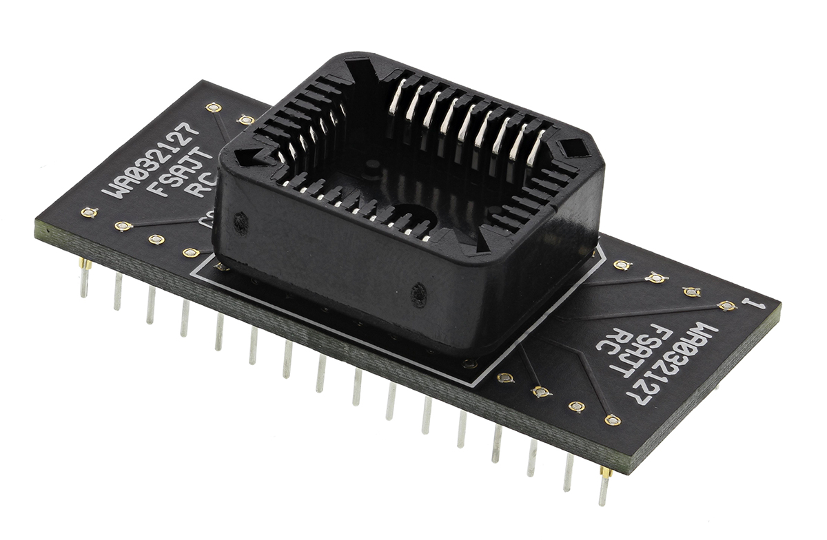 Winslow Straight Through Hole Mount 2.54 mm Pitch IC Socket Adapter, PLCC to DIP