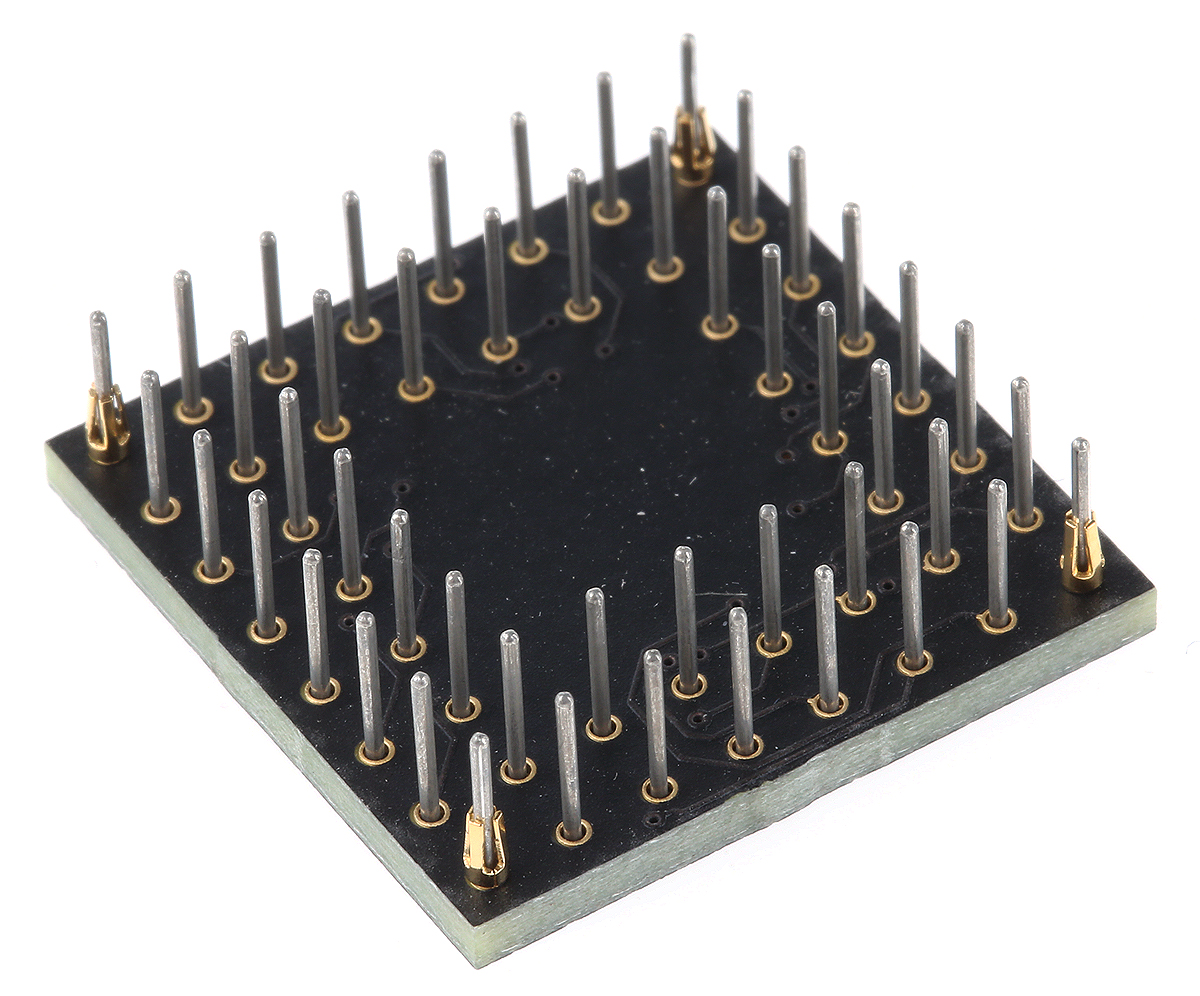 wa13078dqaetrc Winslow Straight Through Hole Mount 2.54 mm Pitch IC Socket Adapter, QFN to PGA
