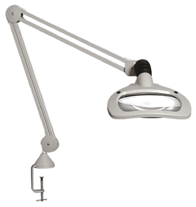 Luxo LED Magnifying Lamp with Table Lamp, 175 x 108 mm Lens