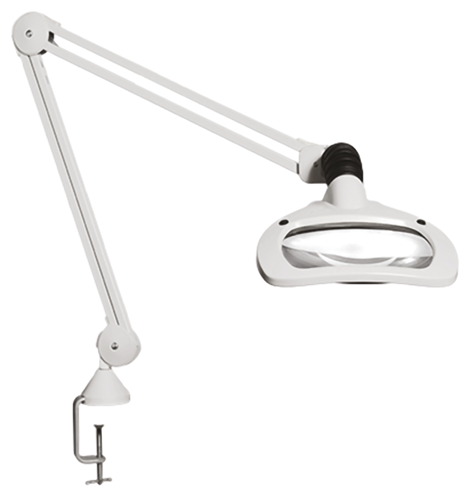 Luxo Wave LED LED Magnifying Lamp with Table Lamp