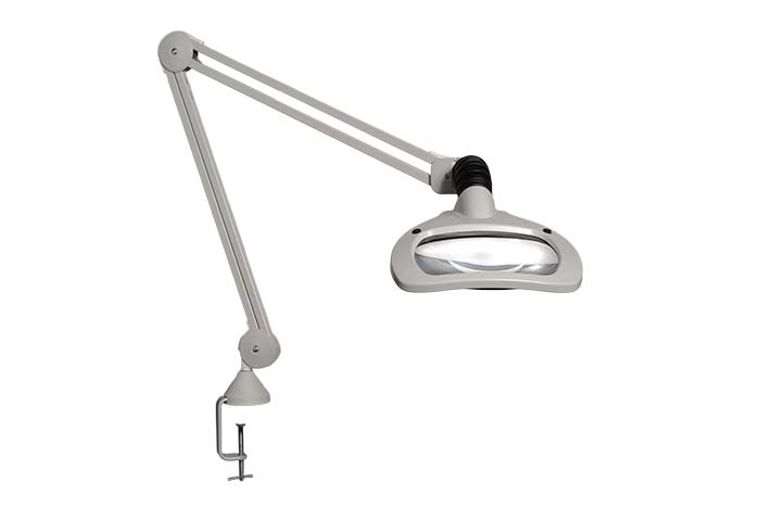 Luxo WAL027980 LED Magnifying Lamp with Table Lamp, 3.5dpt, 171 x 114 mm Lens