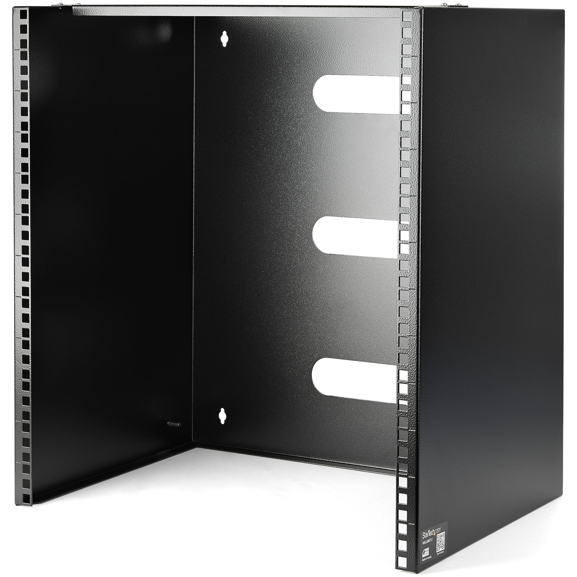 StarTech.com Black 12 U Steel Server Rack , with 2 Post Frame, 34.9 mm, 541 mm Height 541 mm