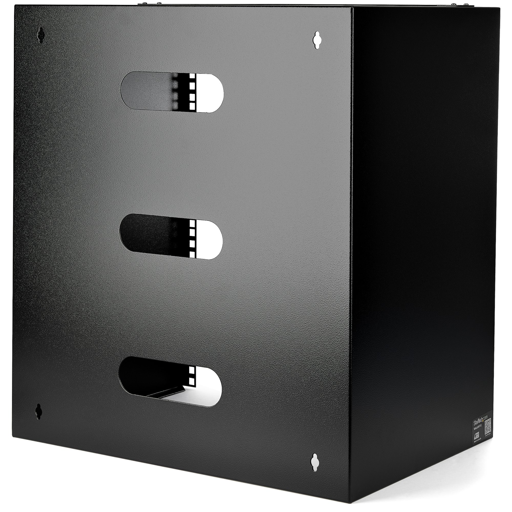 wallmnt12 StarTech.com Black 12 U Steel Server Rack , with 2 Post Frame, 34.9 mm, 541 mm Height 541 mm