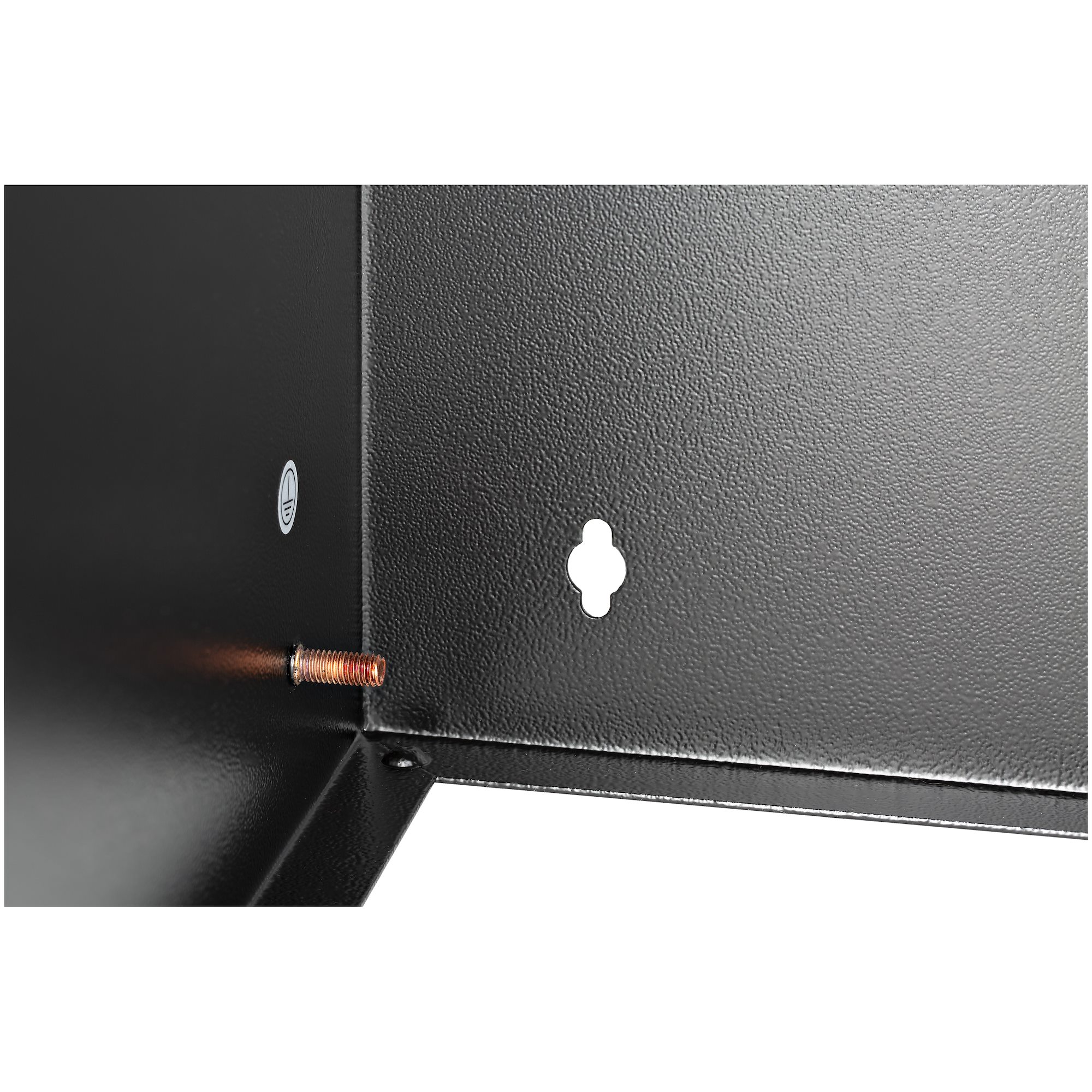 wallmnt12 StarTech.com Black 12 U Steel Server Rack , with 2 Post Frame, 34.9 mm, 541 mm Height 541 mm