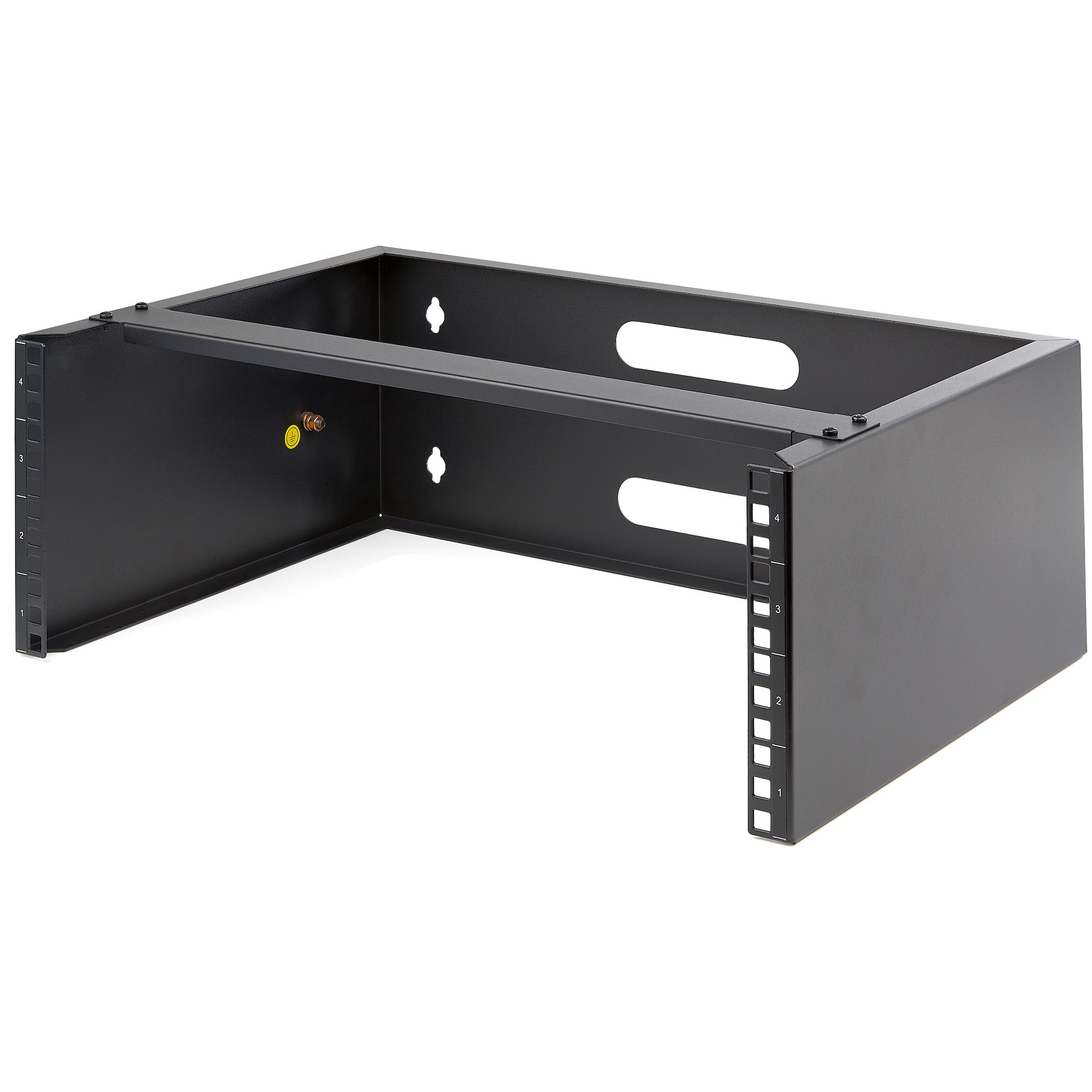 StarTech.com Black 4 U Steel Server Rack , with 2 Post Frame, 35 mm, 183 mm Height 183 mm