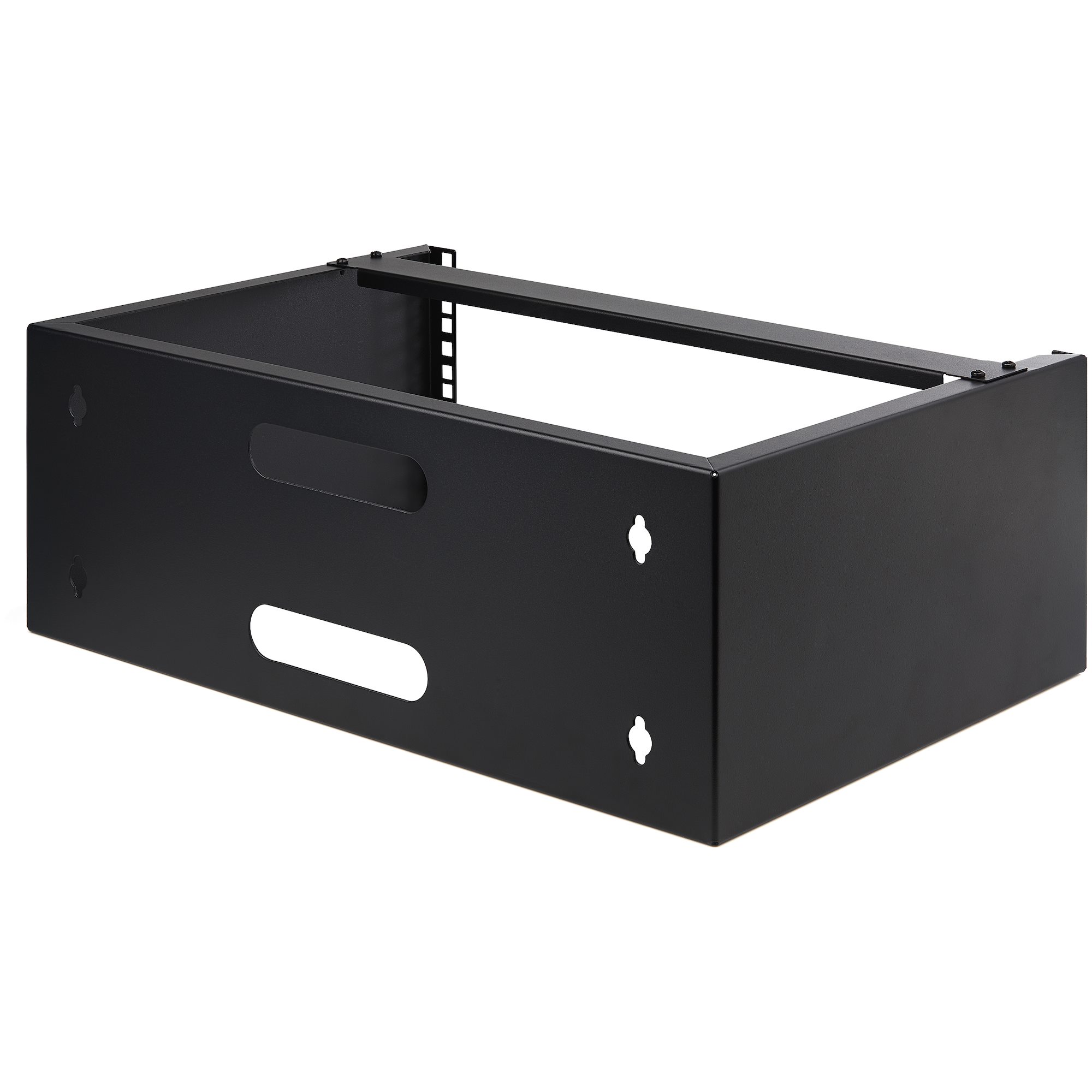 wallmount4 StarTech.com Black 4 U Steel Server Rack , with 2 Post Frame, 35 mm, 183 mm Height 183 mm