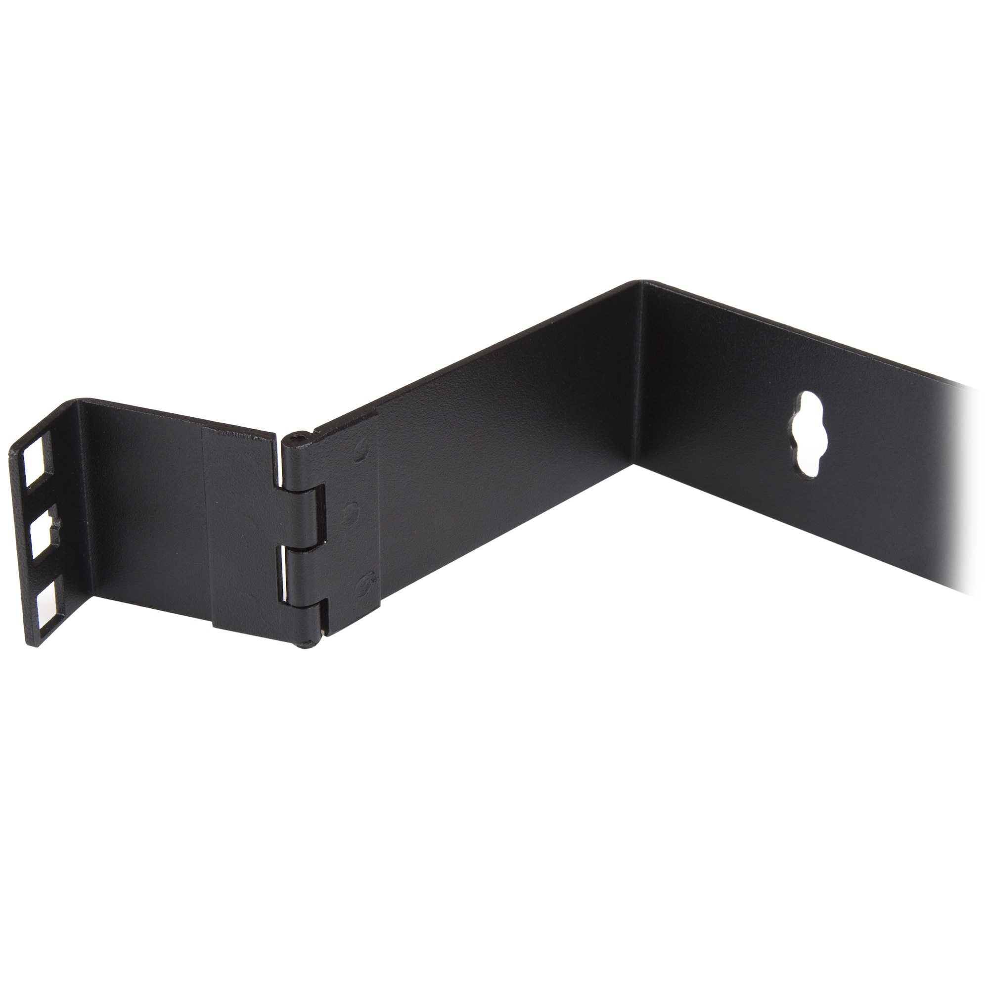 wallmounth1 StarTech.com Black 1 U Steel Server Rack Rodless Actuator , with 2 Post Frame, 515 mm, 172 mm Height 14 mm