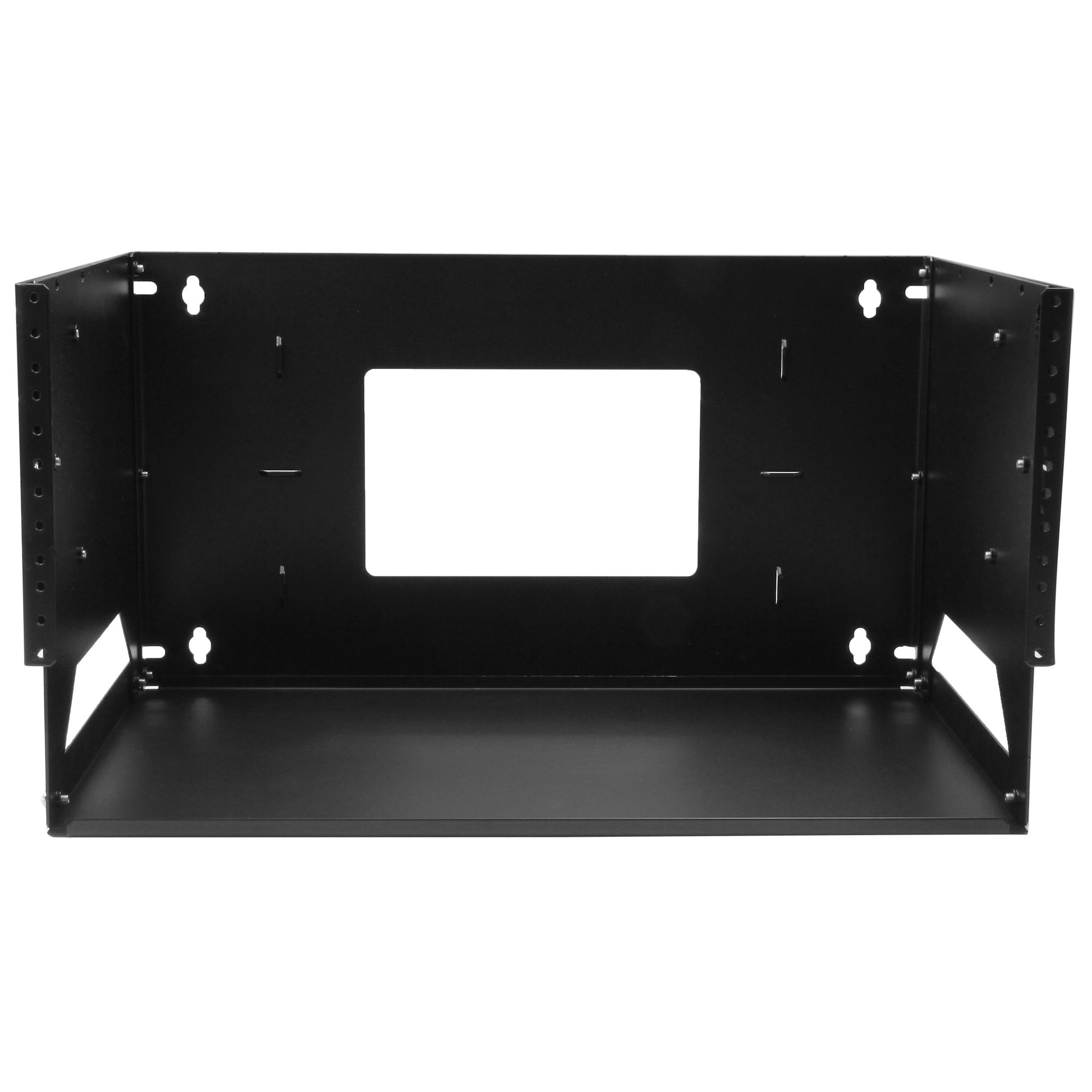 wallshelf4u StarTech.com Black 4 U Steel Server Rack , with 2 Post Frame, 45.1 mm, 268 mm Height 268 mm