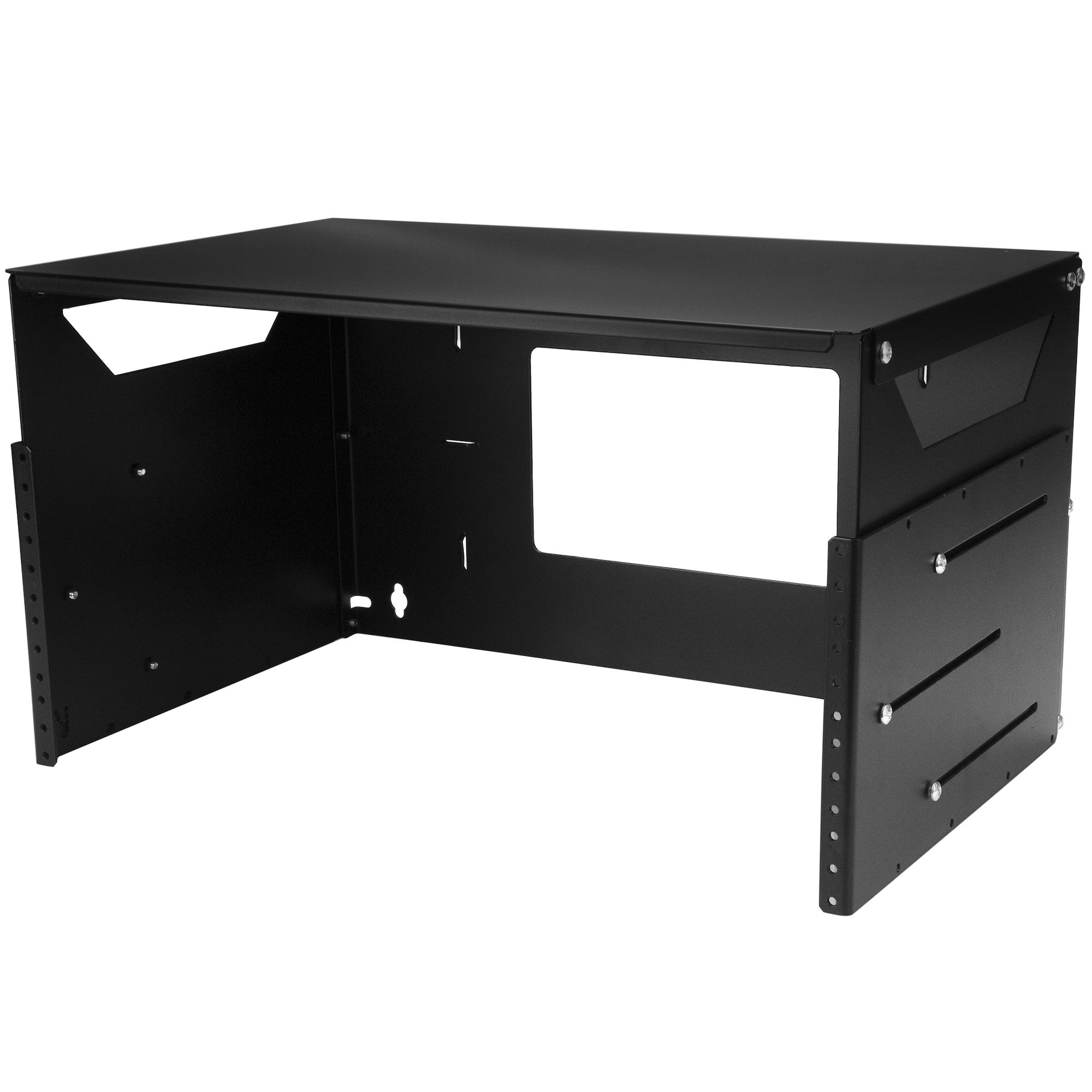 wallshelf4u StarTech.com Black 4 U Steel Server Rack , with 2 Post Frame, 45.1 mm, 268 mm Height 268 mm