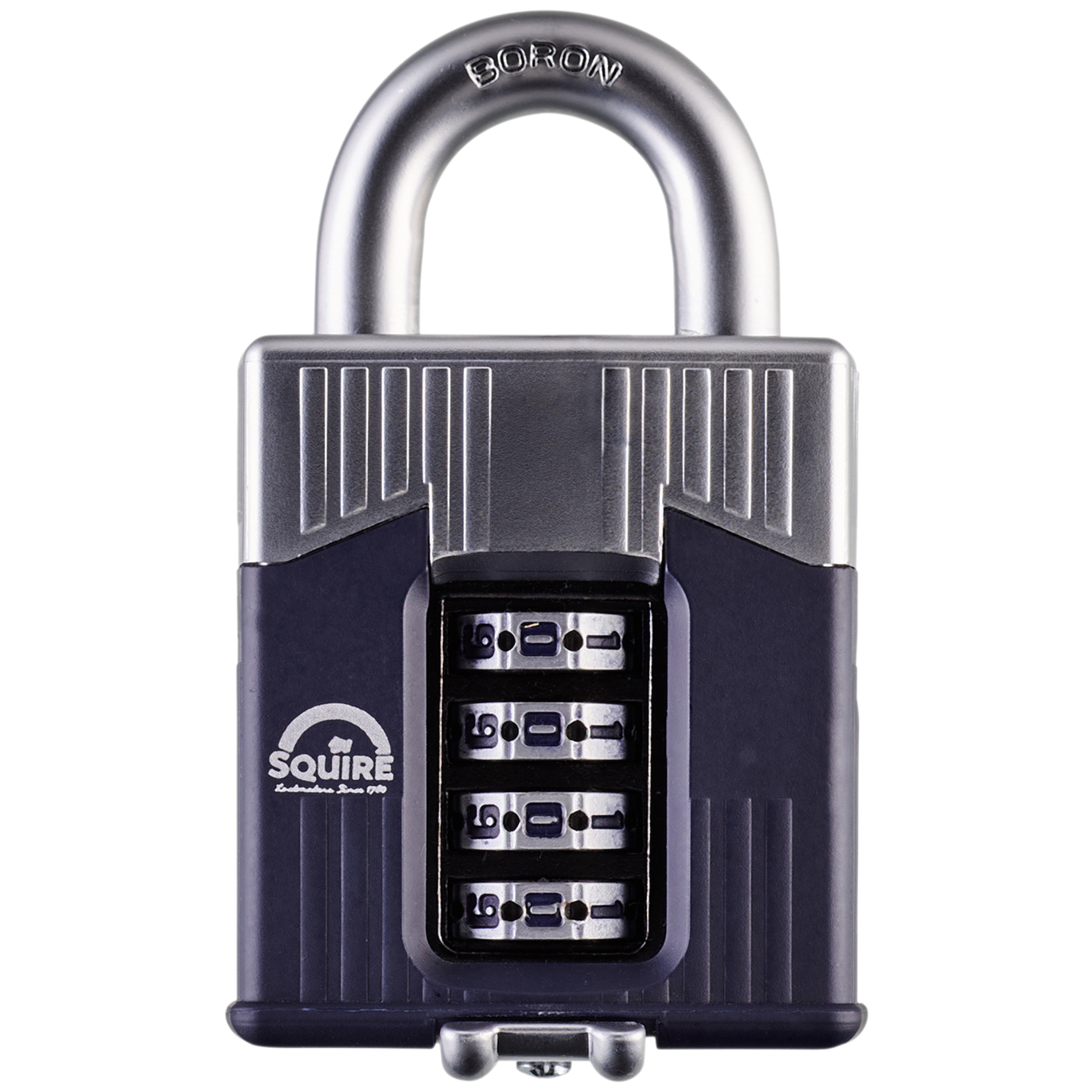 Squire Padlock Steel Padlock, 10 mm Shackle, 55 mm Body