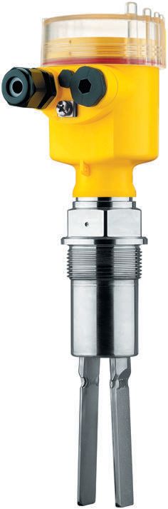 Vega VEGAWAVE 61 Series Tuning Fork Level Switch, Horizontal, ATEX-Rated, Klingersil C-4400, Housing Polybutylene