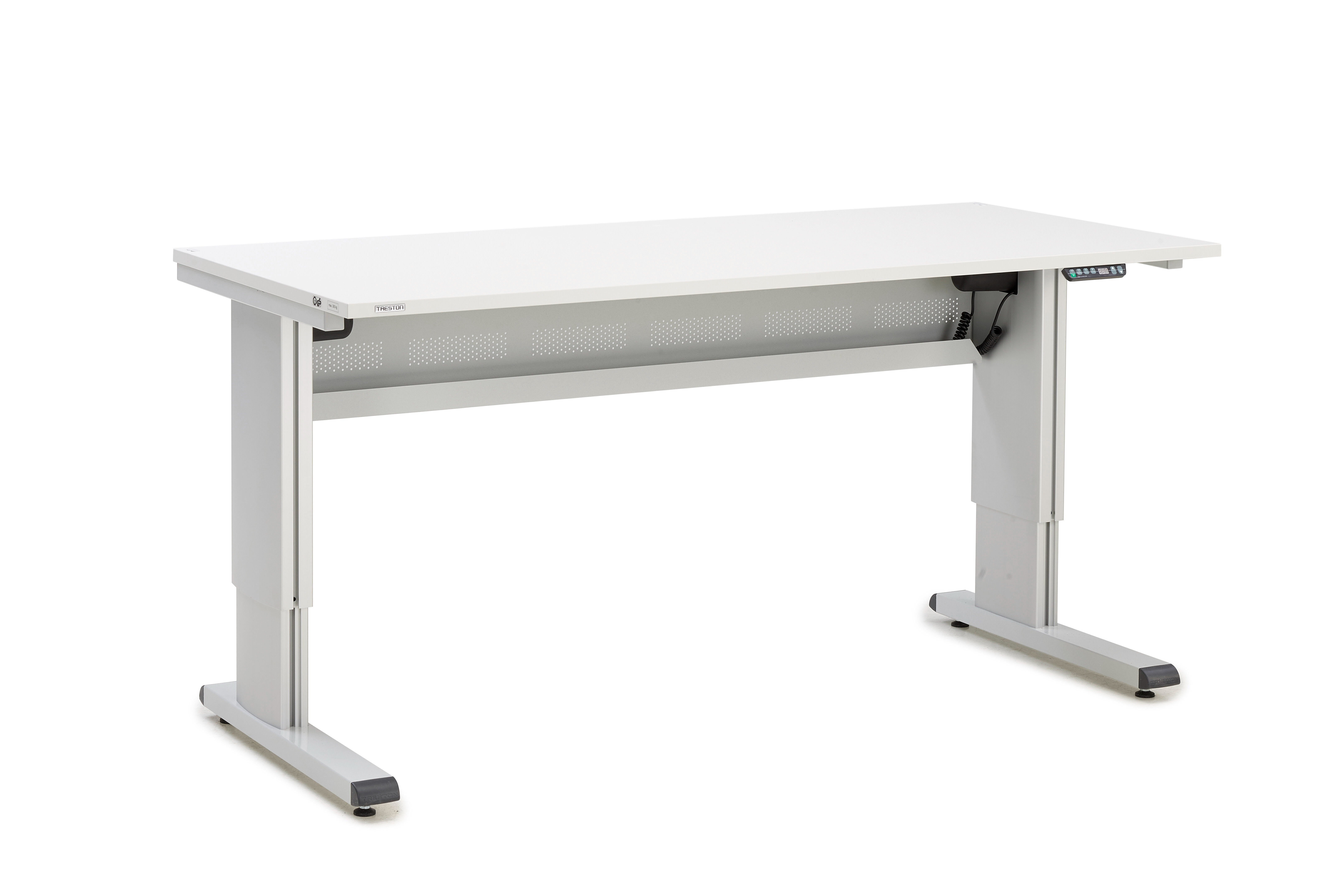 Treston WB818 EL Aluminium, Steel Workbench, 300kg Max Load Adjustable Height, 1100 mm x 1800mm x 800 mm