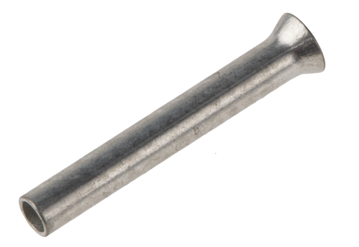 JST, WE Crimp Bootlace Ferrule, 10mm Pin Length, 1mm Pin Diameter, 0.5mm² Wire Size