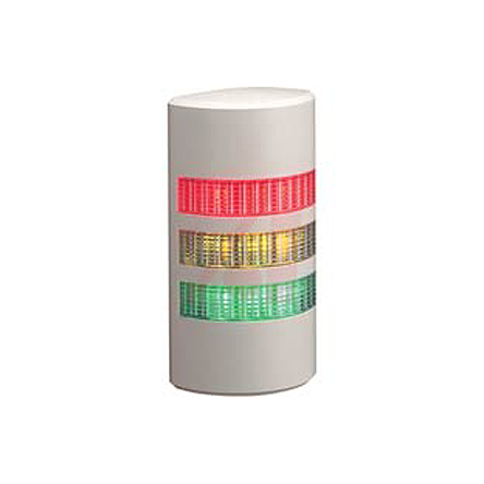 Patlite WEP Series Clear Signal Tower 2 Alarm Tone Sounder, 3 Lights 24V ac/dc Vertical, Horizontal