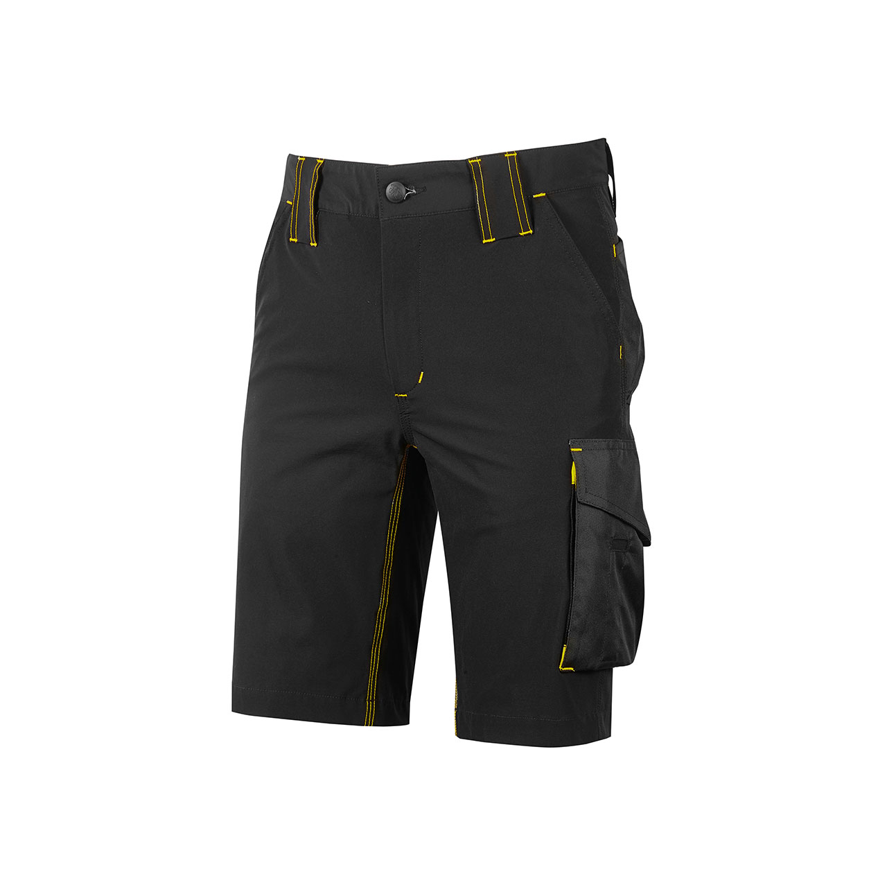 UPower FUTURE Black 86% Nylon, 14% Spandex Work Shorts