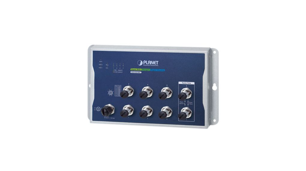 wgs-5225-8mt Planet WGS-5225-8MT Managed 8 Port Industrial Ethernet Switch