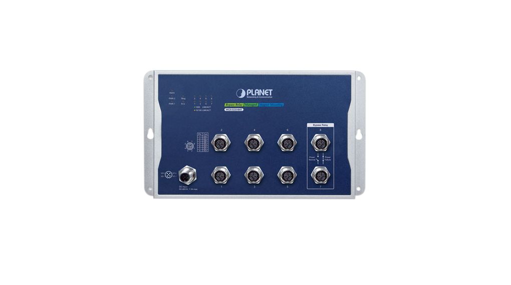 wgs-5225-8mt Planet WGS-5225-8MT Managed 8 Port Industrial Ethernet Switch