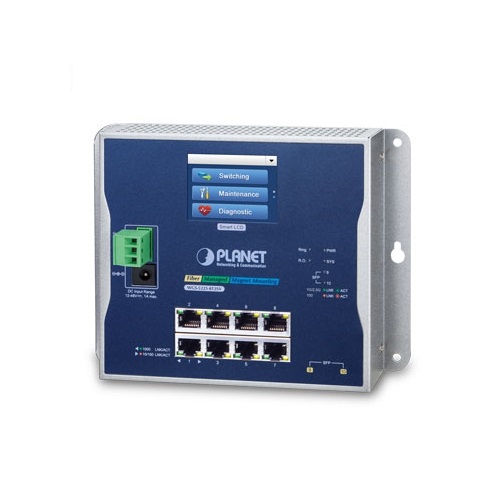 Planet WGS-5225-8T2SV Managed Switch 8 Port RJ45 Power Over Ethernet