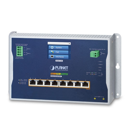 Planet WGS-5225-8UP2SV Managed Switch 8 Port RJ45 Power Over Ethernet