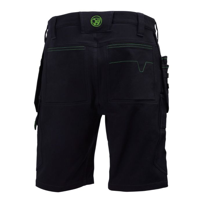 whistler-36 Apache Whistler Black 8% Elastane, 92% Nylon Work Shorts, 36 in