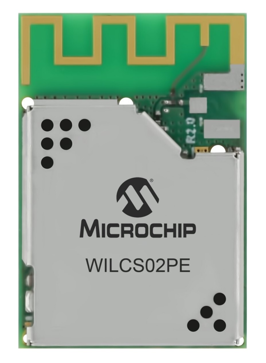 Microchip WILCS02PE-I/100 3.6 V WiFi Module, SPI, SDIO