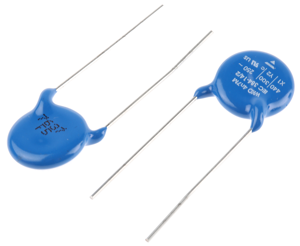 Vishay Single Layer Ceramic Capacitor 4.7 nF 400V ac ±20 % Y5U Dielectric, WYO, Through Hole 125 °C Max Op. Temp.
