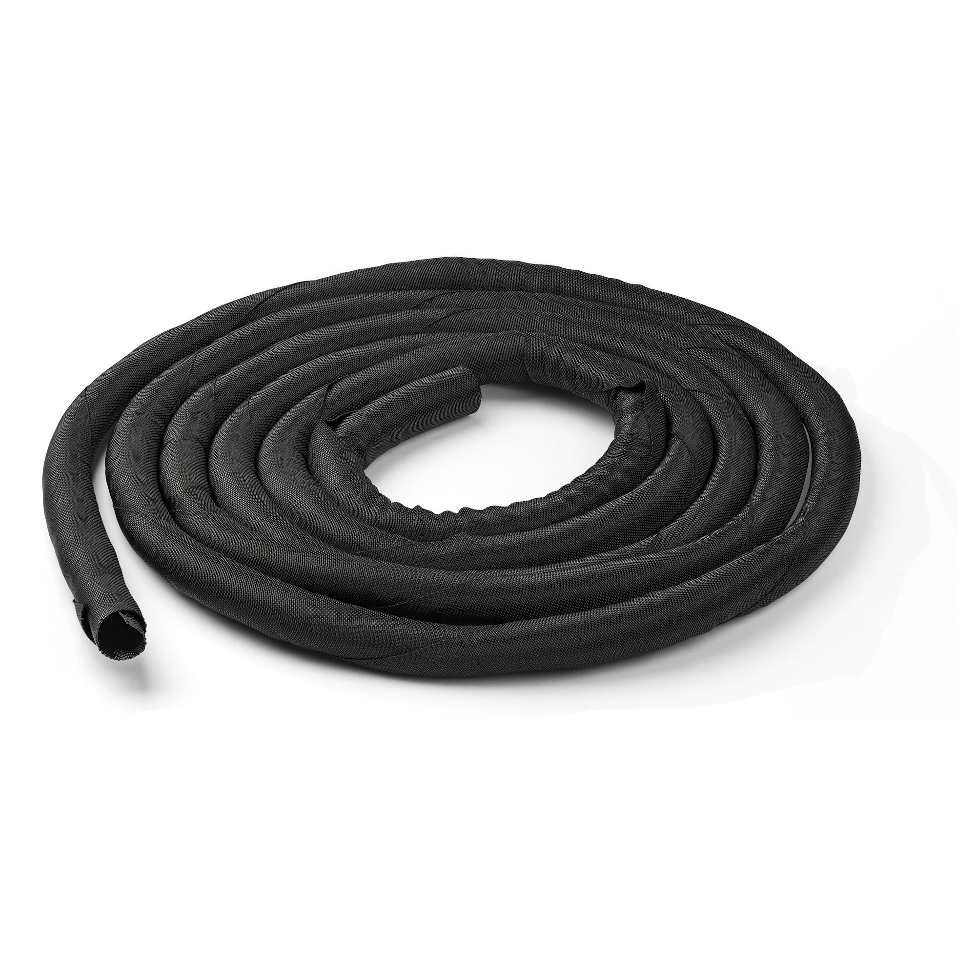 StarTech.com 15 ft Black Cable Cover in Polyester, Nylon