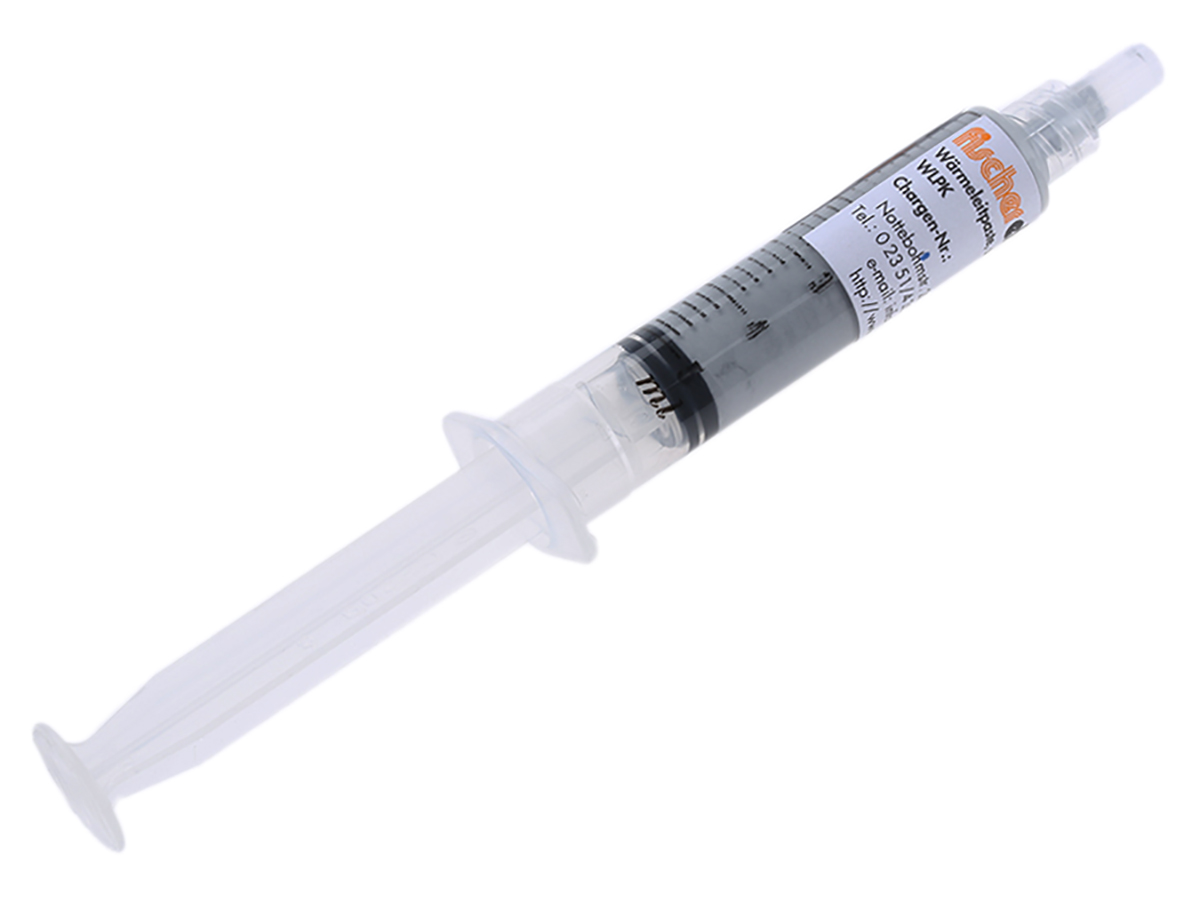 Fischer Elektronik Silicone Free, Synthetic Fluid Ceramic Filled Thermal Grease, 10 W/mK, Syringe